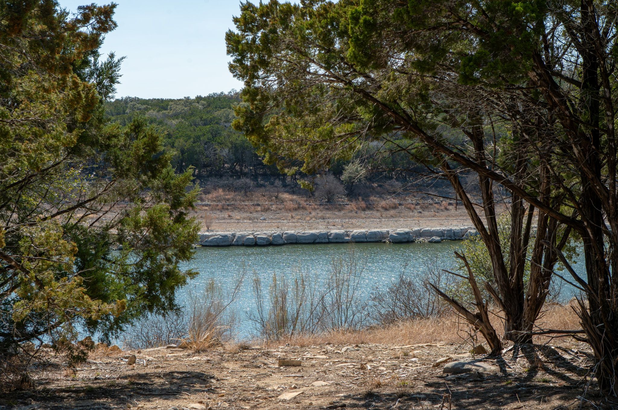 17831 West Reed Park Road Lago Vista, TX 78645 - Photo 12 of 33 a view of a wooden bridge