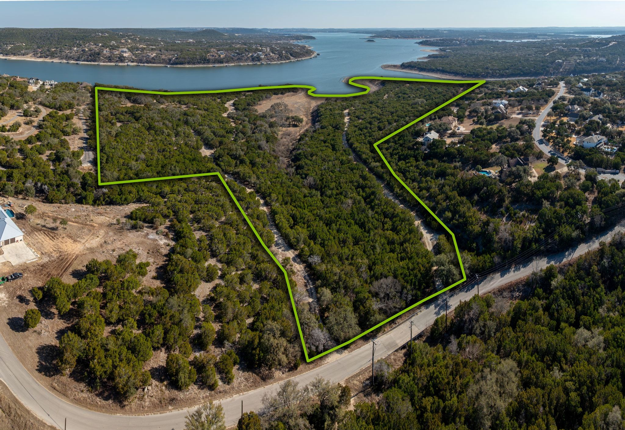 17831 West Reed Park Road Lago Vista, TX 78645 - Photo 28 of 33 a view of a garden