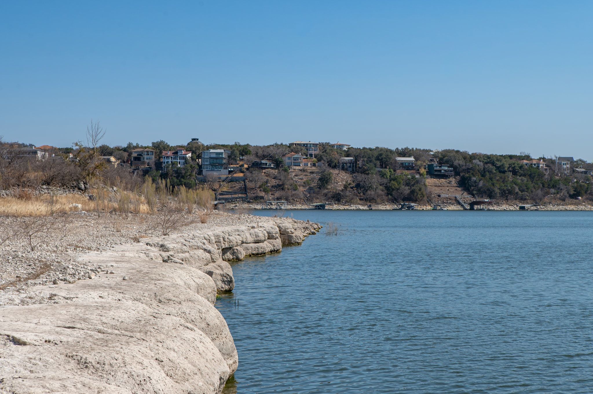 17831 West Reed Park Road Lago Vista, TX 78645 - Photo 3 of 33 a view of lake view and mountain view