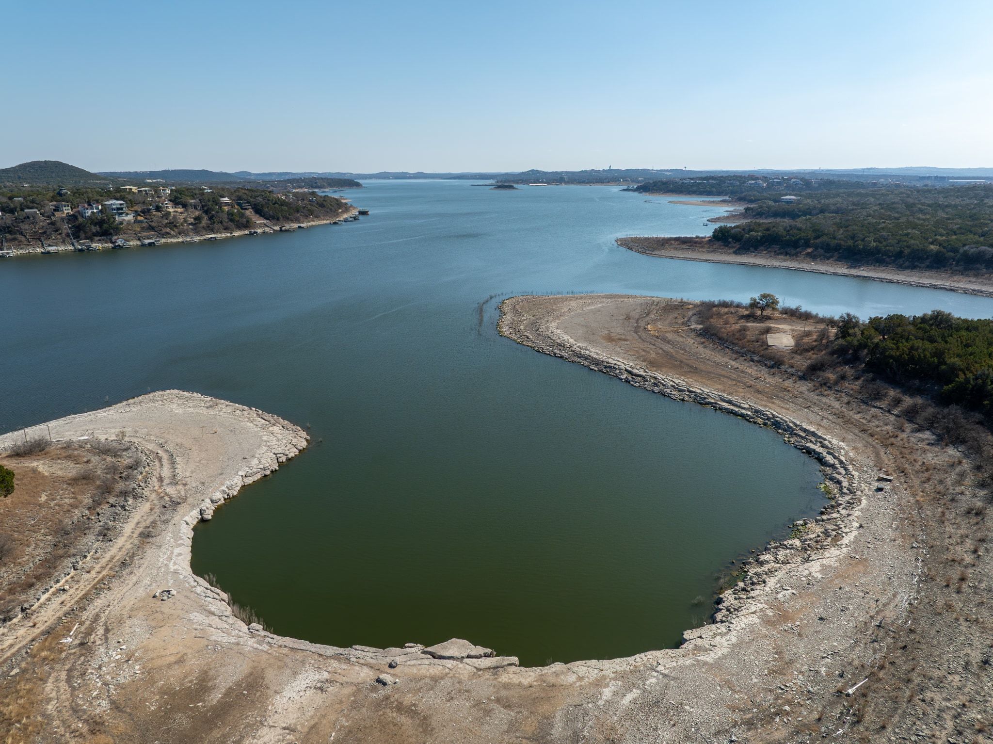 17831 West Reed Park Road Lago Vista, TX 78645 - Photo 31 of 33 a view of a lake with a yard
