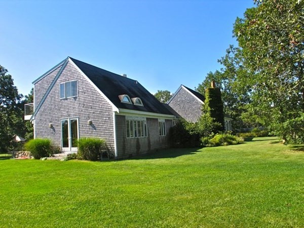 2 Nonamesset Road Edgartown, MA 02539 - Photo 34 of 36 a view of backyard of house with green space