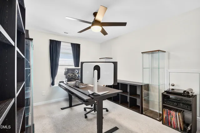 a bathroom with a double vanity sink and mirror