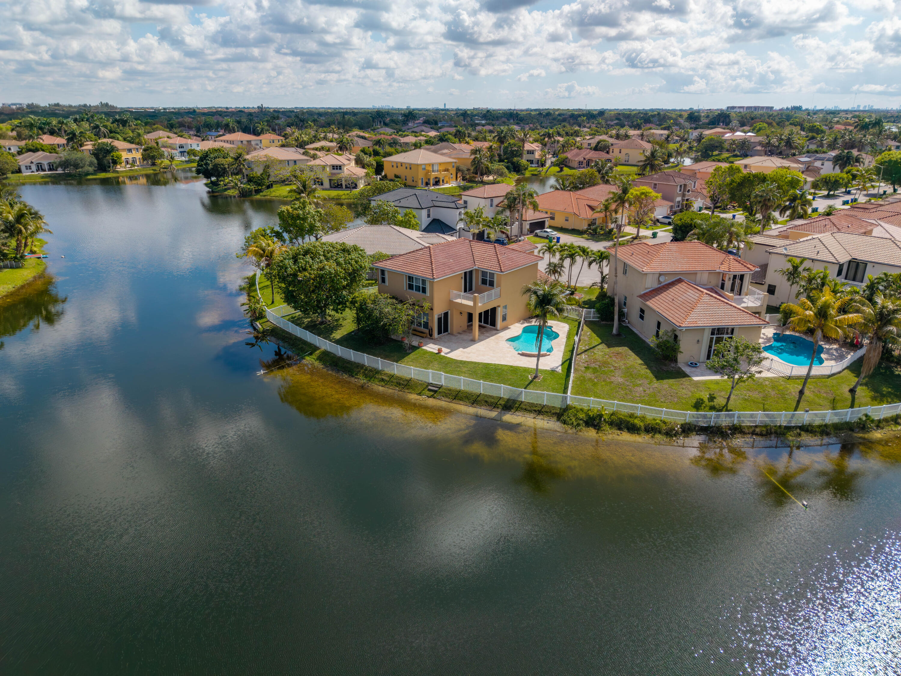 13196 Southwest 29th Street Miramar, FL 33027 - Photo 14 of 71 an aerial view of residential houses with outdoor space