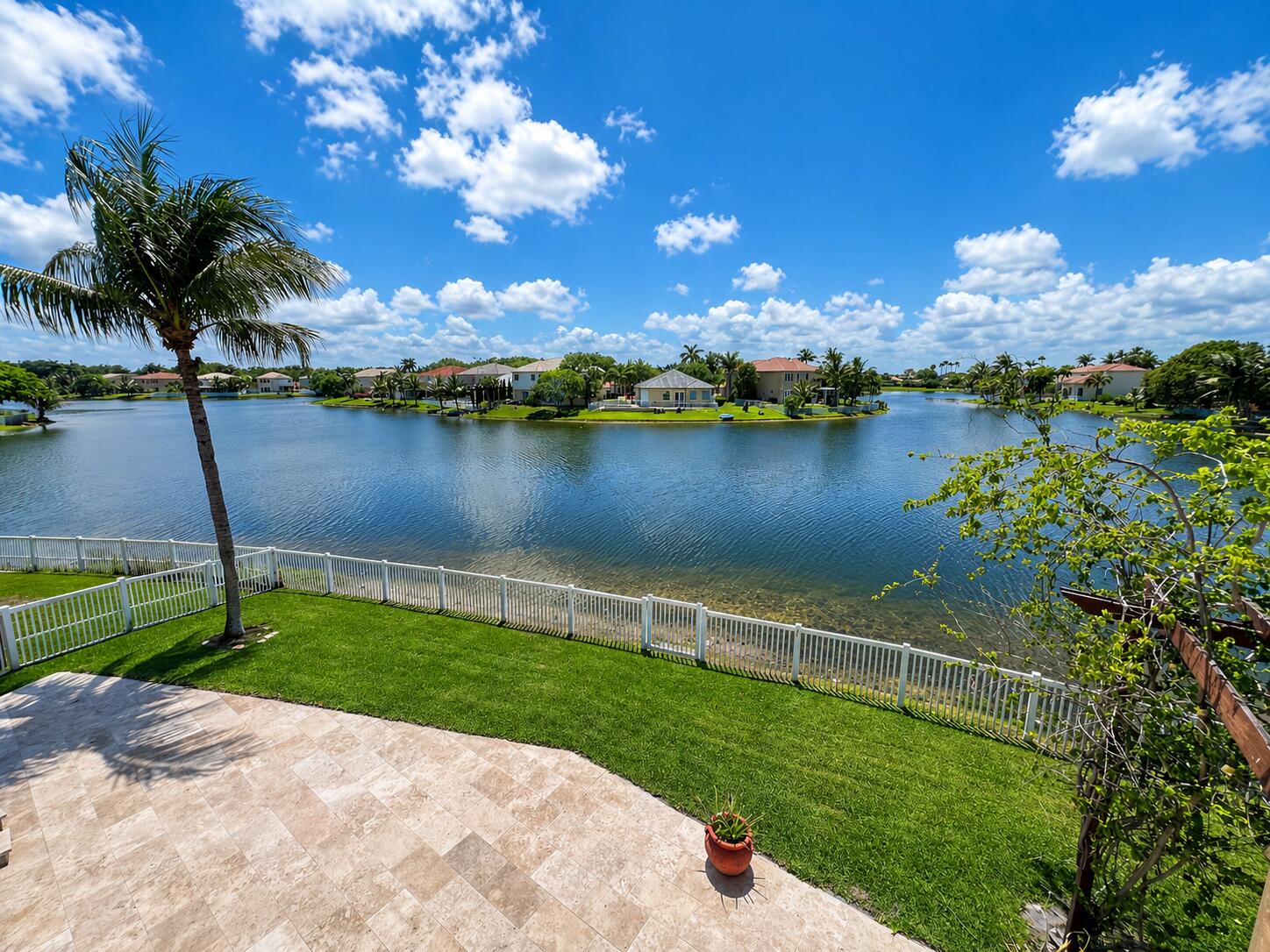 13196 Southwest 29th Street Miramar, FL 33027 - Photo 37 of 71 a view of a lake with a garden