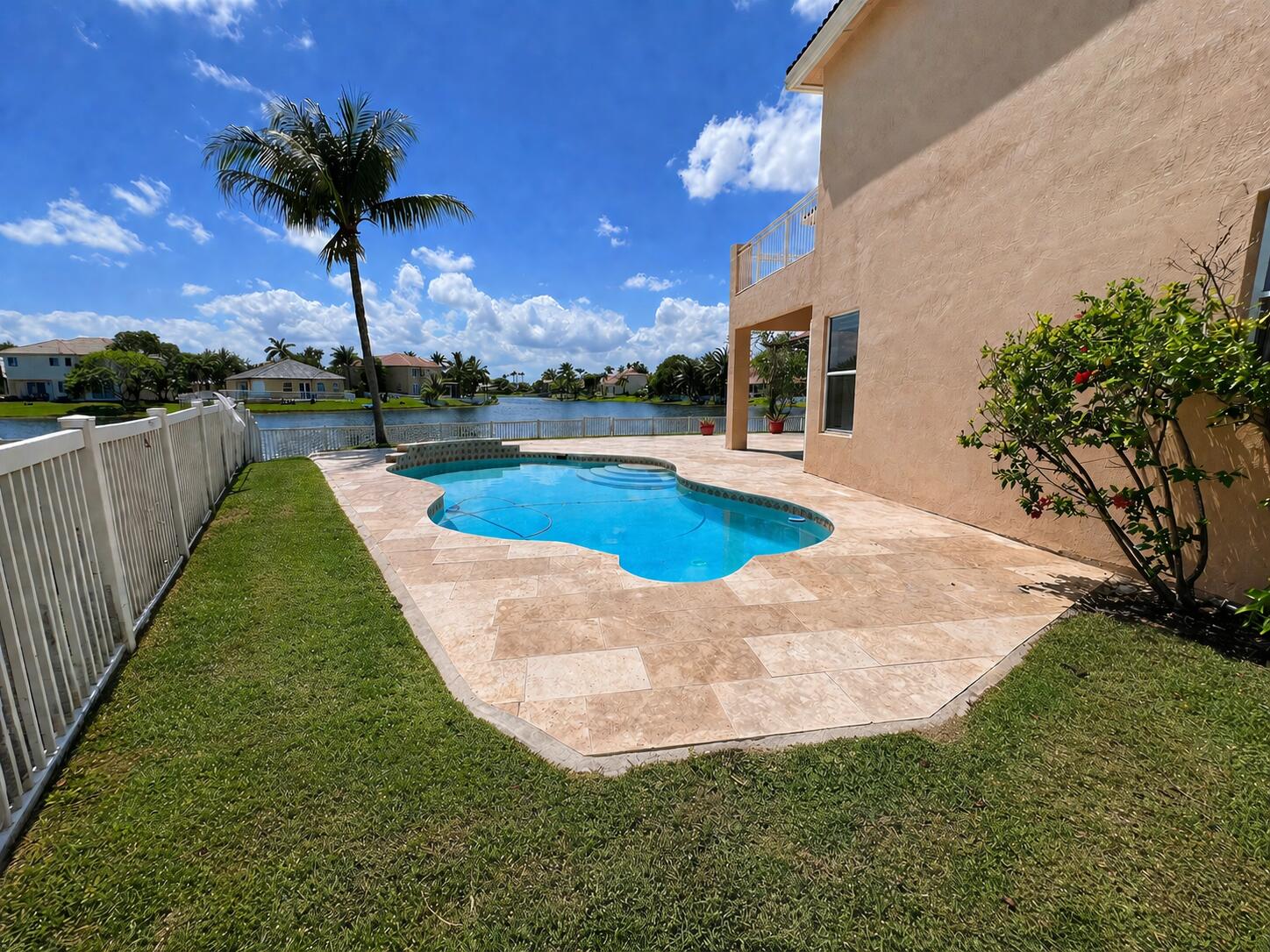13196 Southwest 29th Street Miramar, FL 33027 - Photo 40 of 71 a view of a swimming pool with a fountain