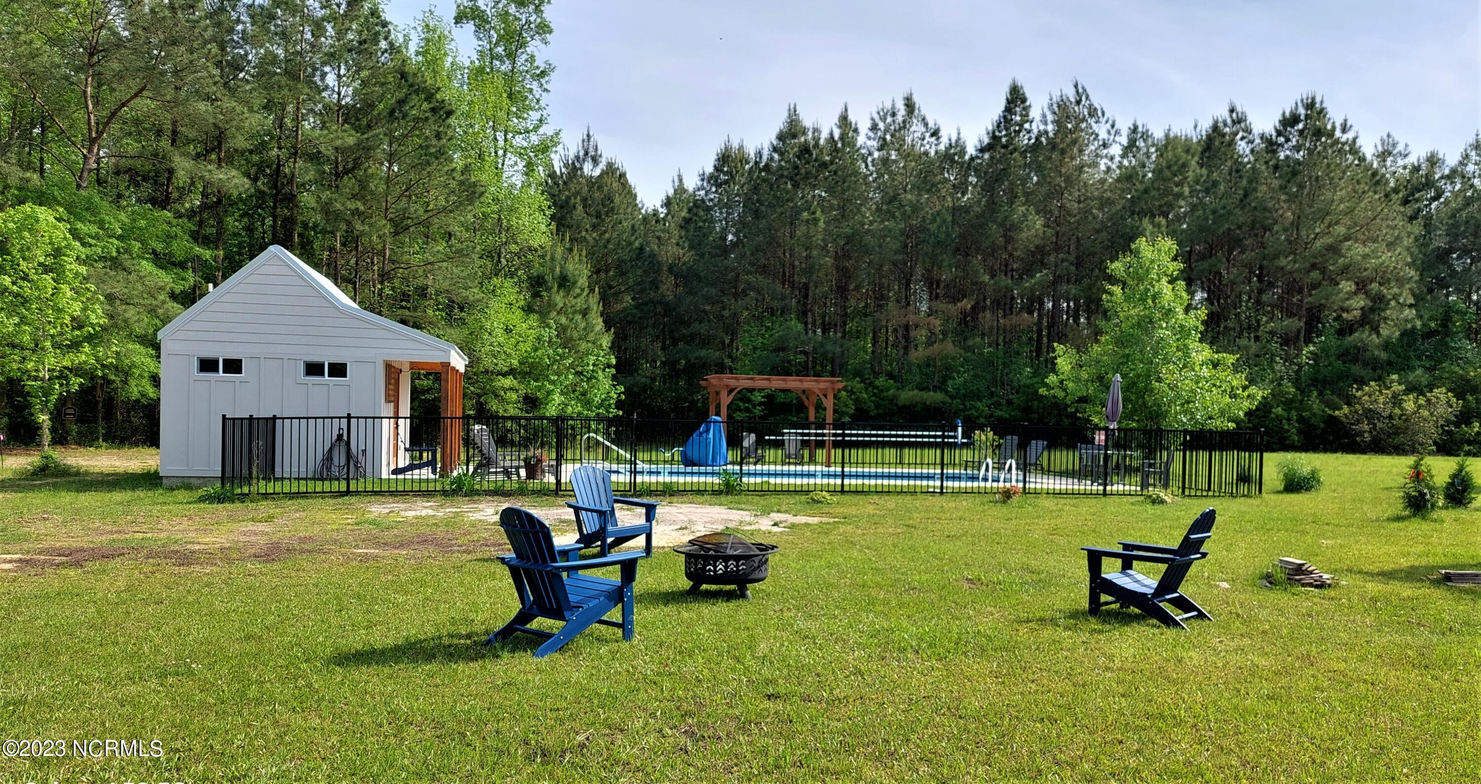 166 Baird Point Road Grantsboro, NC 28529 - Photo 8 of 39 New Pool built 2021 ready for your pool parties.