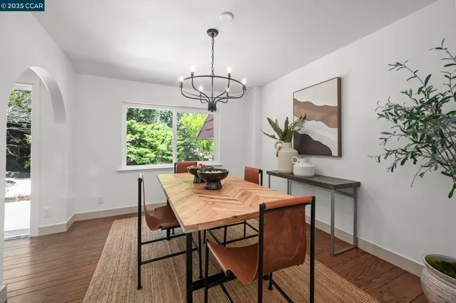 a view of a couch in a room