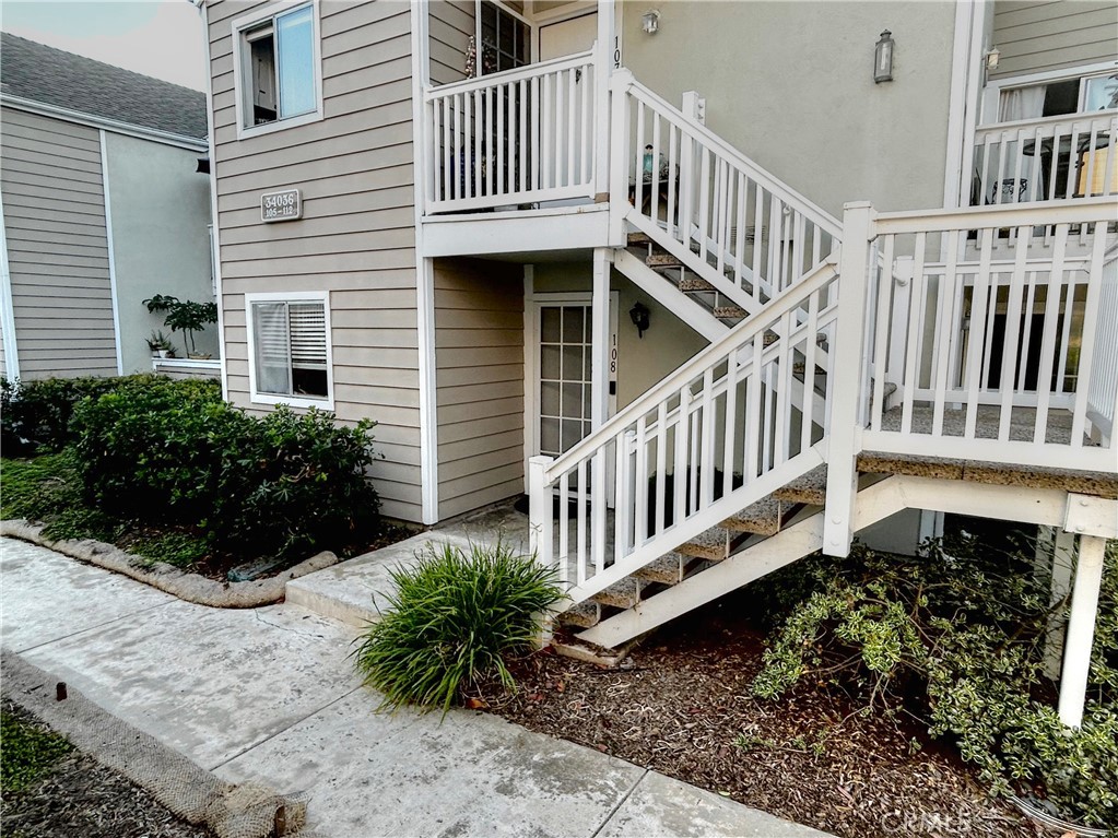 Property is just a short walk from the beach.