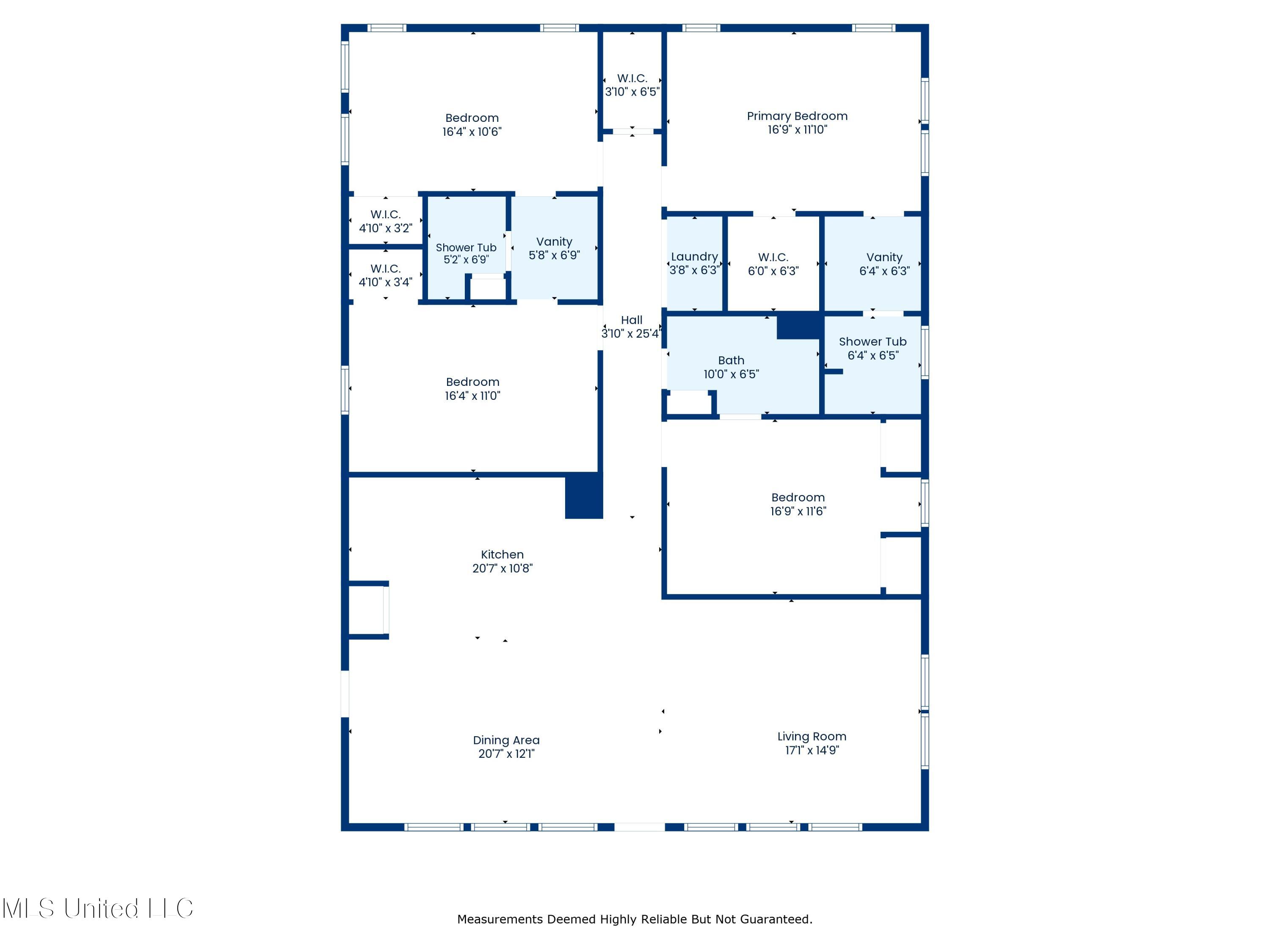 6241 Shawnee Street Kiln, MS 39556 - Photo 16 of 16 1-Floorplan #1