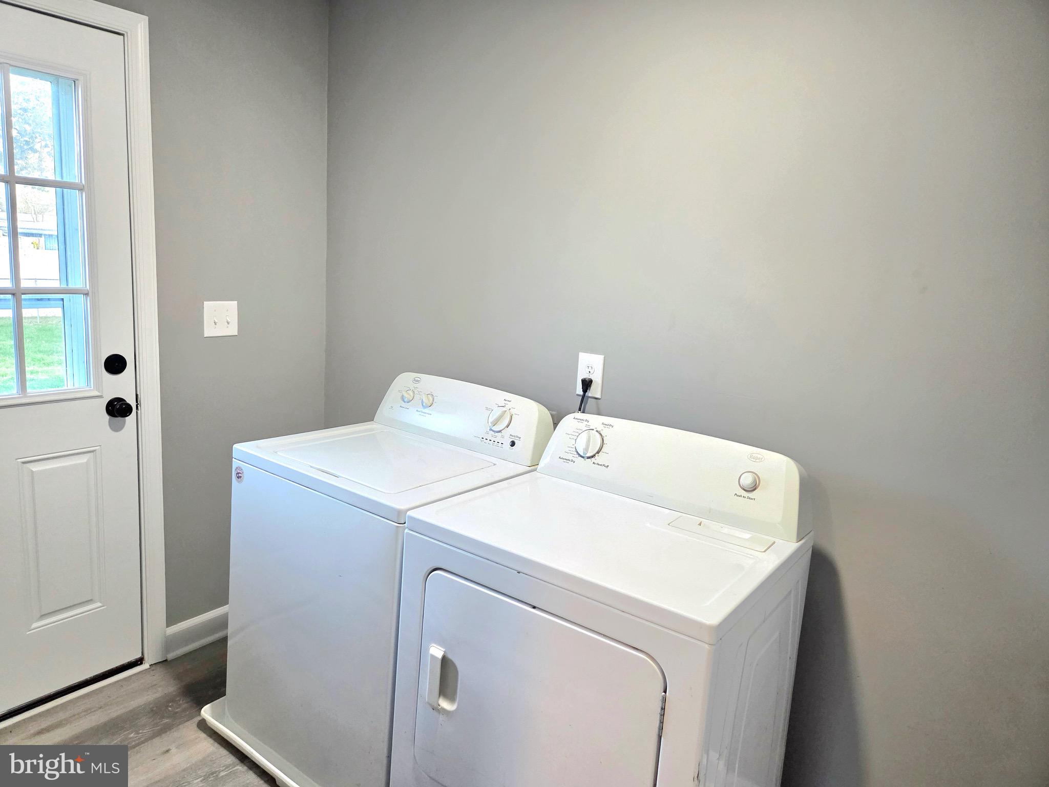 105 Goodwill Avenue Secretary, MD 21664 - Photo 14 of 24 a utility room with dryer and washer