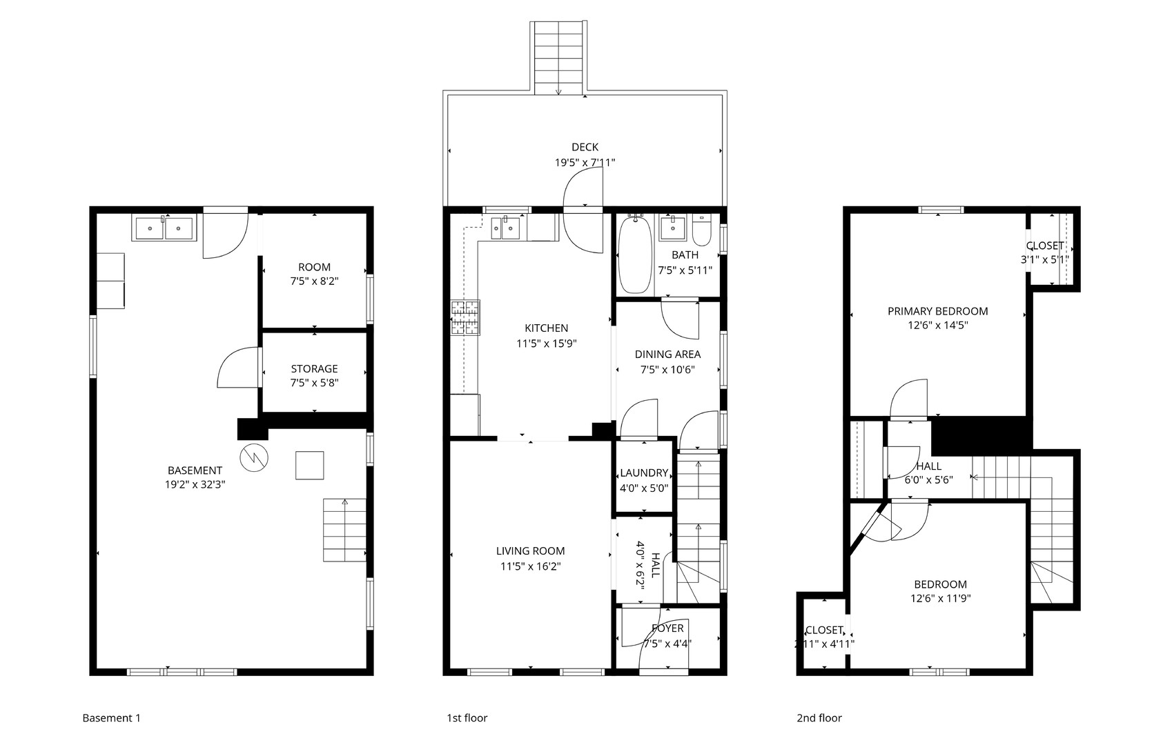2721 West Prindiville Street Chicago, IL 60647 - Photo 13 of 16 a picture of a floor plan