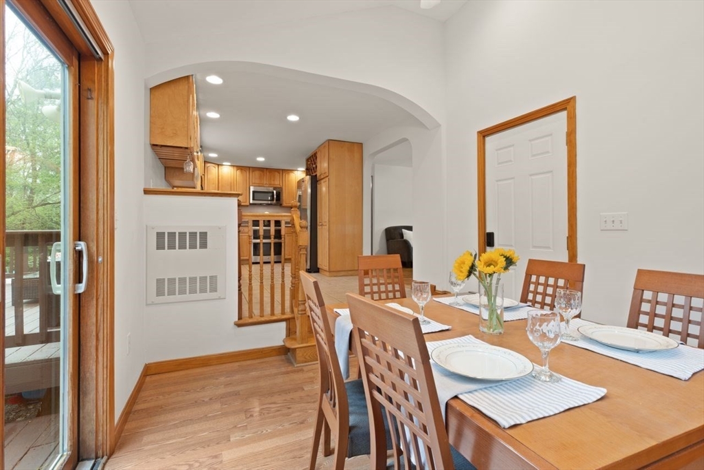 23 Gabriel Road Sharon, MA 02067 - Photo 11 of 41 a dining room with furniture and wooden floor