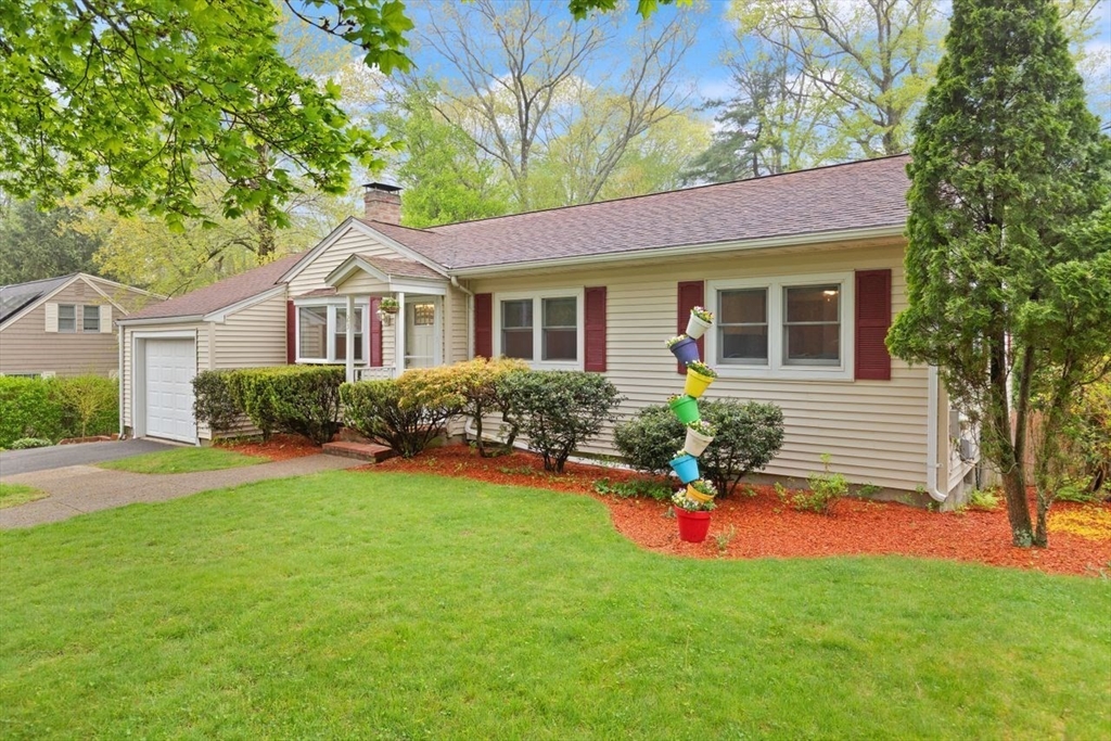 23 Gabriel Road Sharon, MA 02067 - Photo 2 of 41 a house view with a garden space