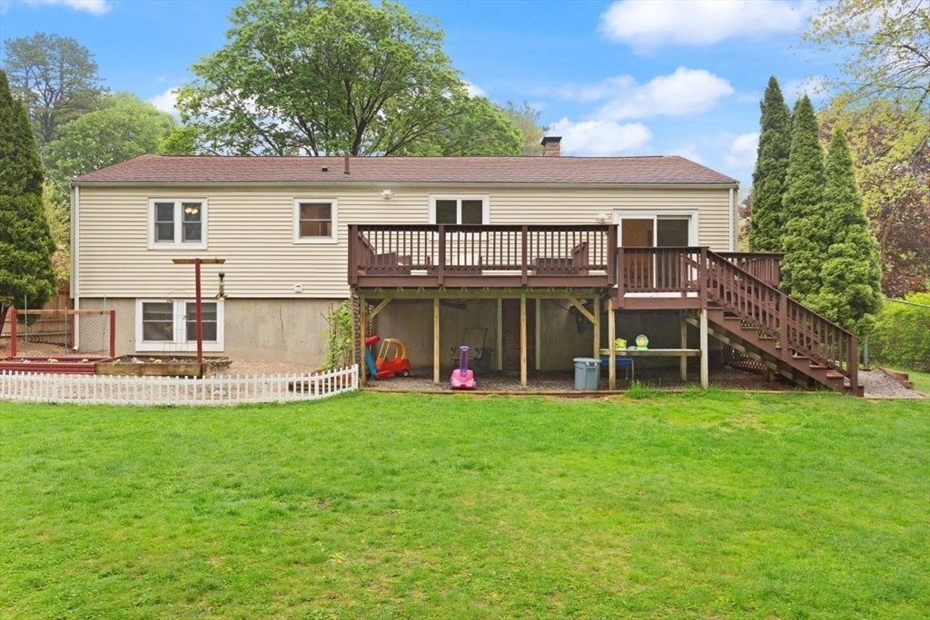 23 Gabriel Road Sharon, MA 02067 - Photo 35 of 41 a view of a house with a yard and sitting area