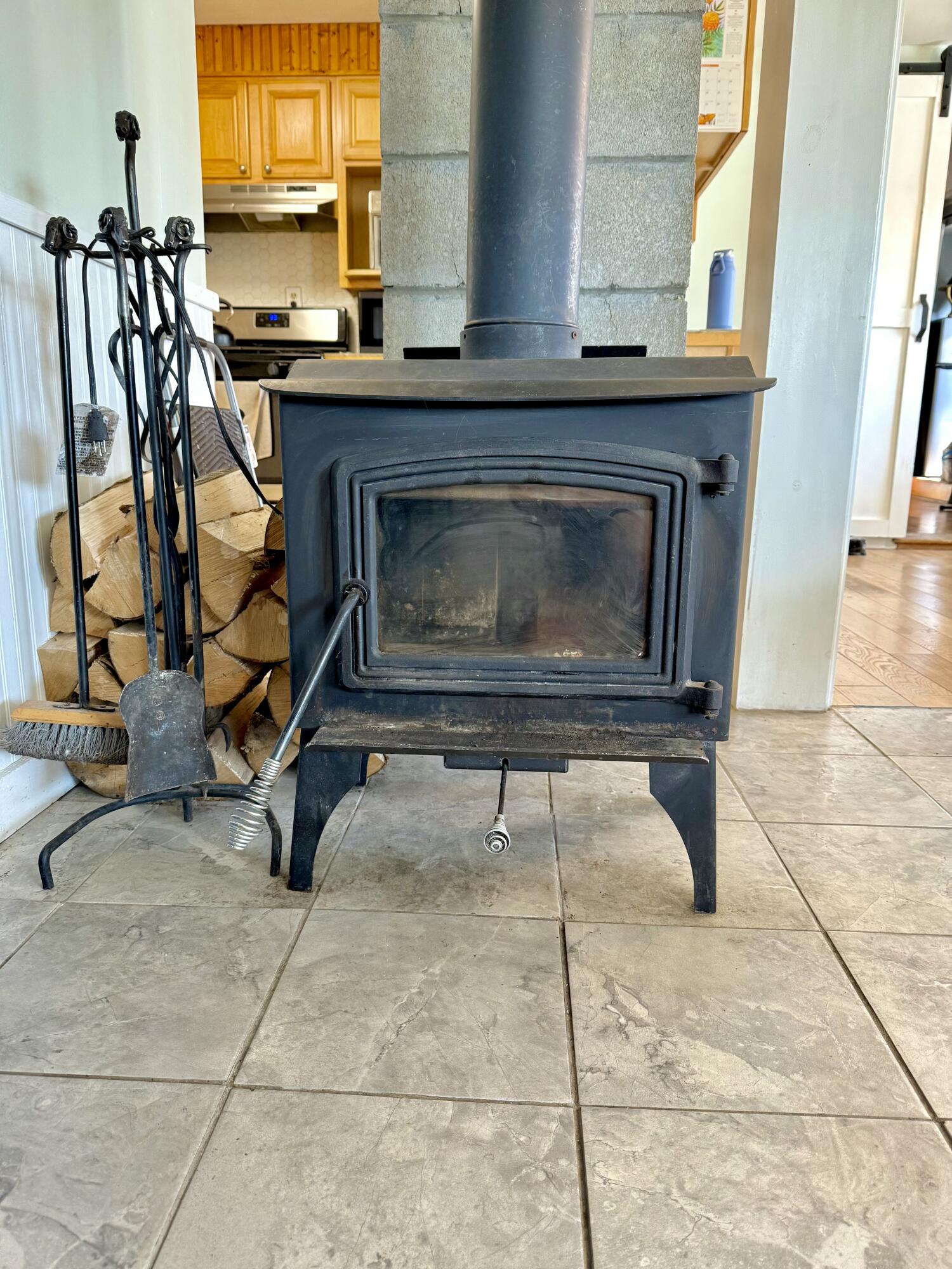 422 Lyford Road Milo, ME 04463 - Photo 18 of 40 wood stove