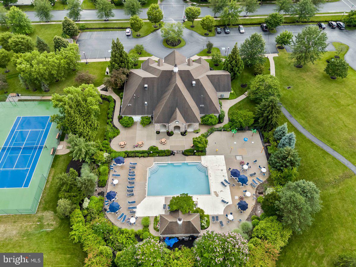 1910 Cavalier Lane Chester Springs, PA 19425 - Photo 29 of 32 an aerial view of residential house with outdoor space and swimming pool