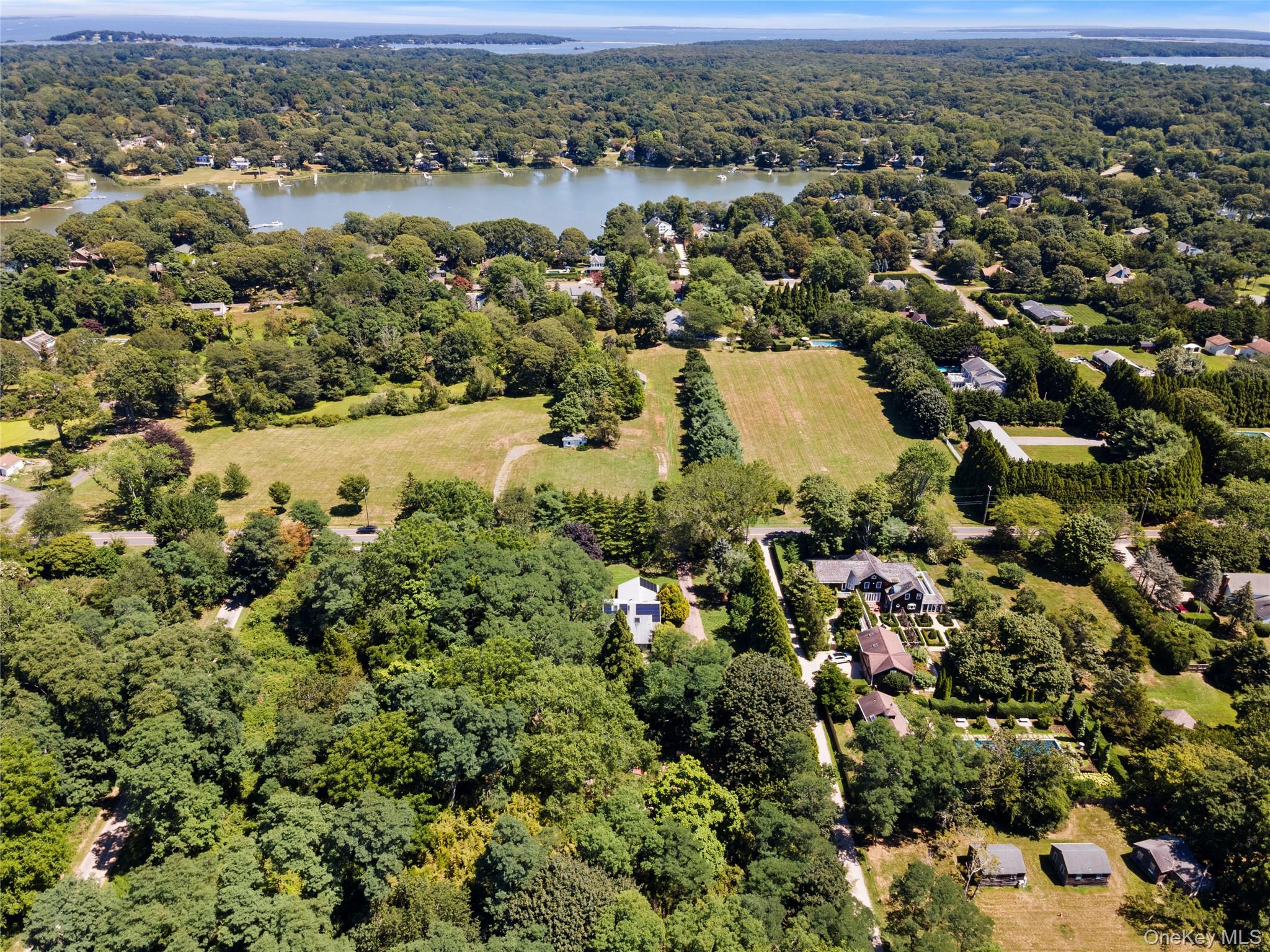26 South Menantic Road Shelter Island, NY 11964 - Photo 41 of 42 an aerial view of residential houses with outdoor space