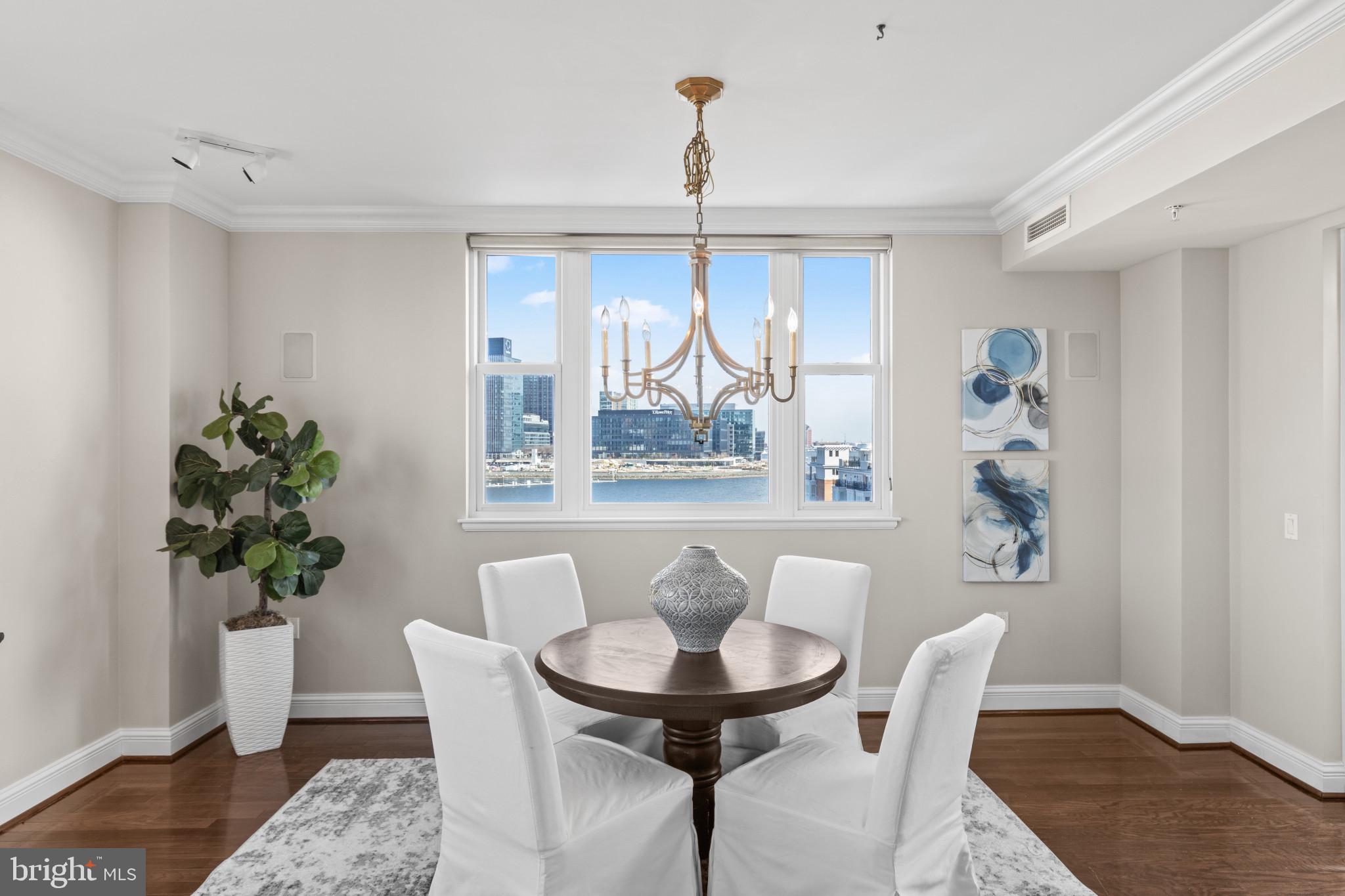 801 Key Highway, Unit P62 Baltimore, MD 21230 - Photo 18 of 39 Dining Room with Incredible Views