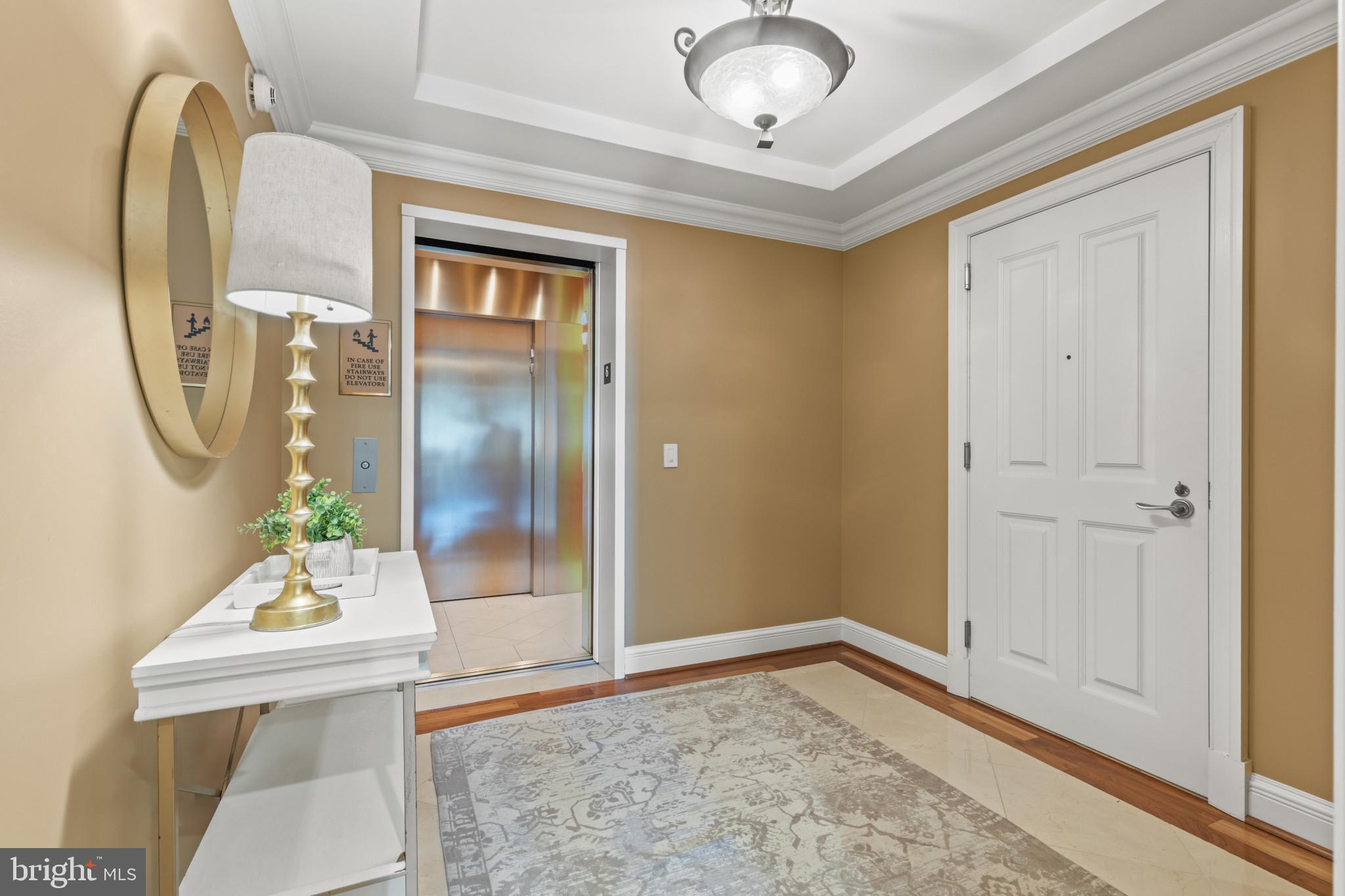 801 Key Highway, Unit P62 Baltimore, MD 21230 - Photo 2 of 39 Vestibule with Private Elevator Entry
