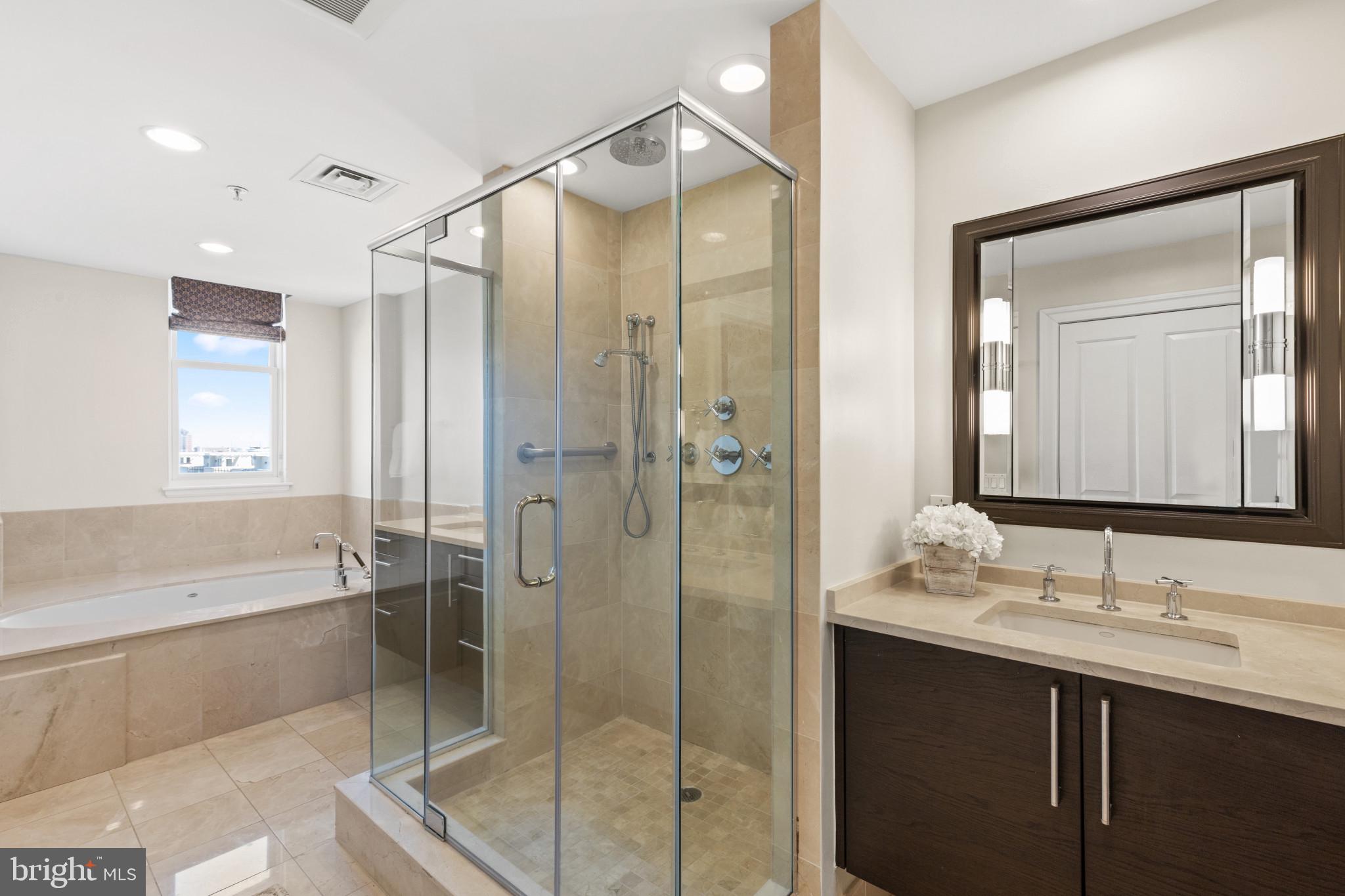 801 Key Highway, Unit P62 Baltimore, MD 21230 - Photo 26 of 39 Elegant Primary Bathroom