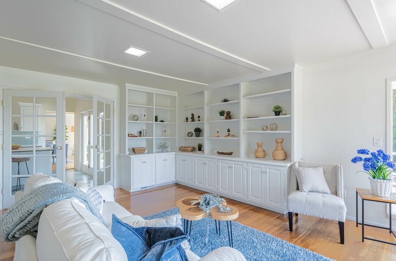 175 Tamarack Drive Aptos, CA 95003 - Photo 20 of 54 a living room with furniture and a wooden floor