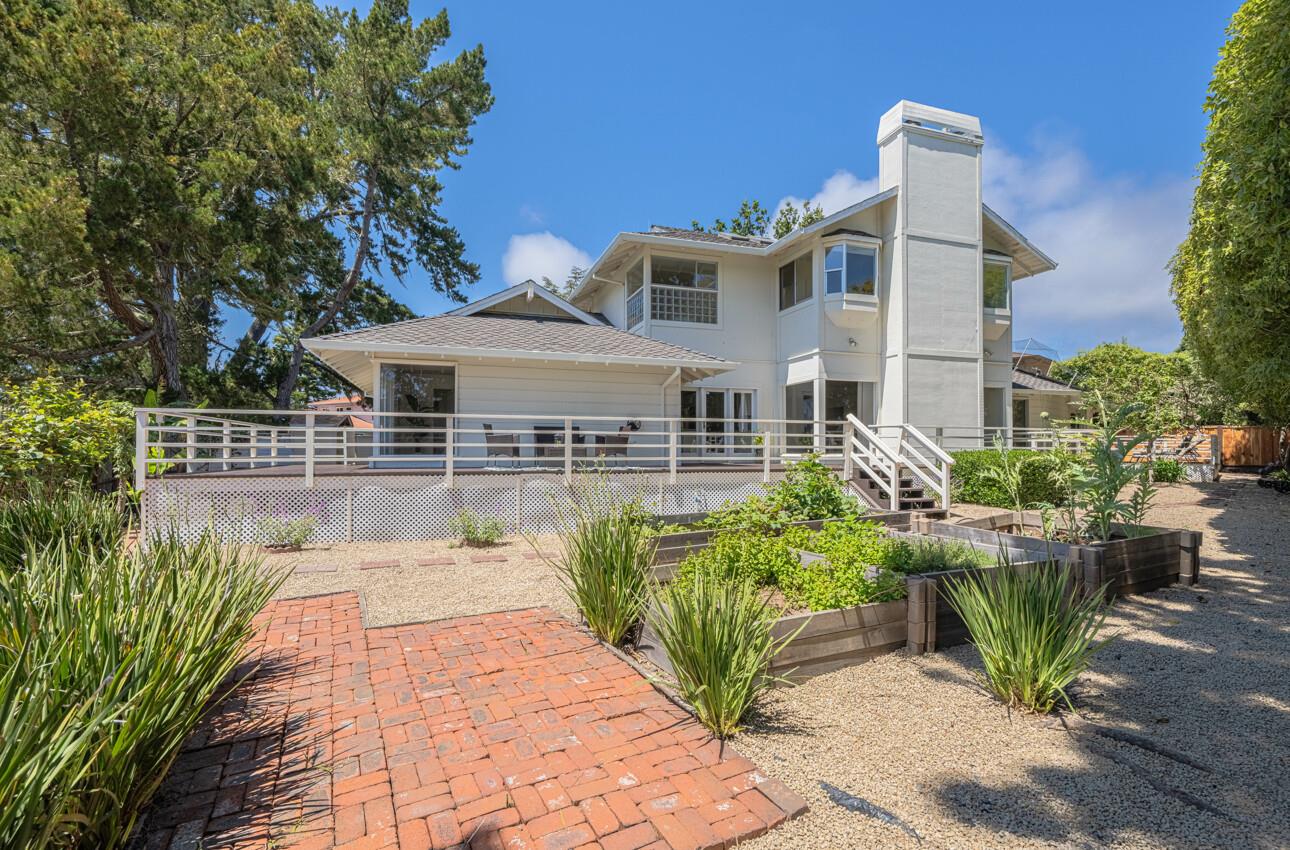 175 Tamarack Drive Aptos, CA 95003 - Photo 3 of 54 a view of a house with backyard sitting area and garden