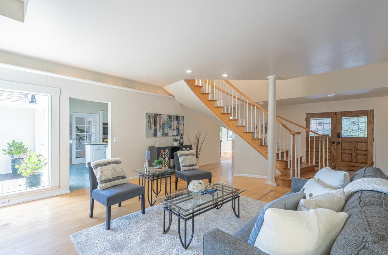 175 Tamarack Drive Aptos, CA 95003 - Photo 10 of 54 a living room with furniture and a wooden floor