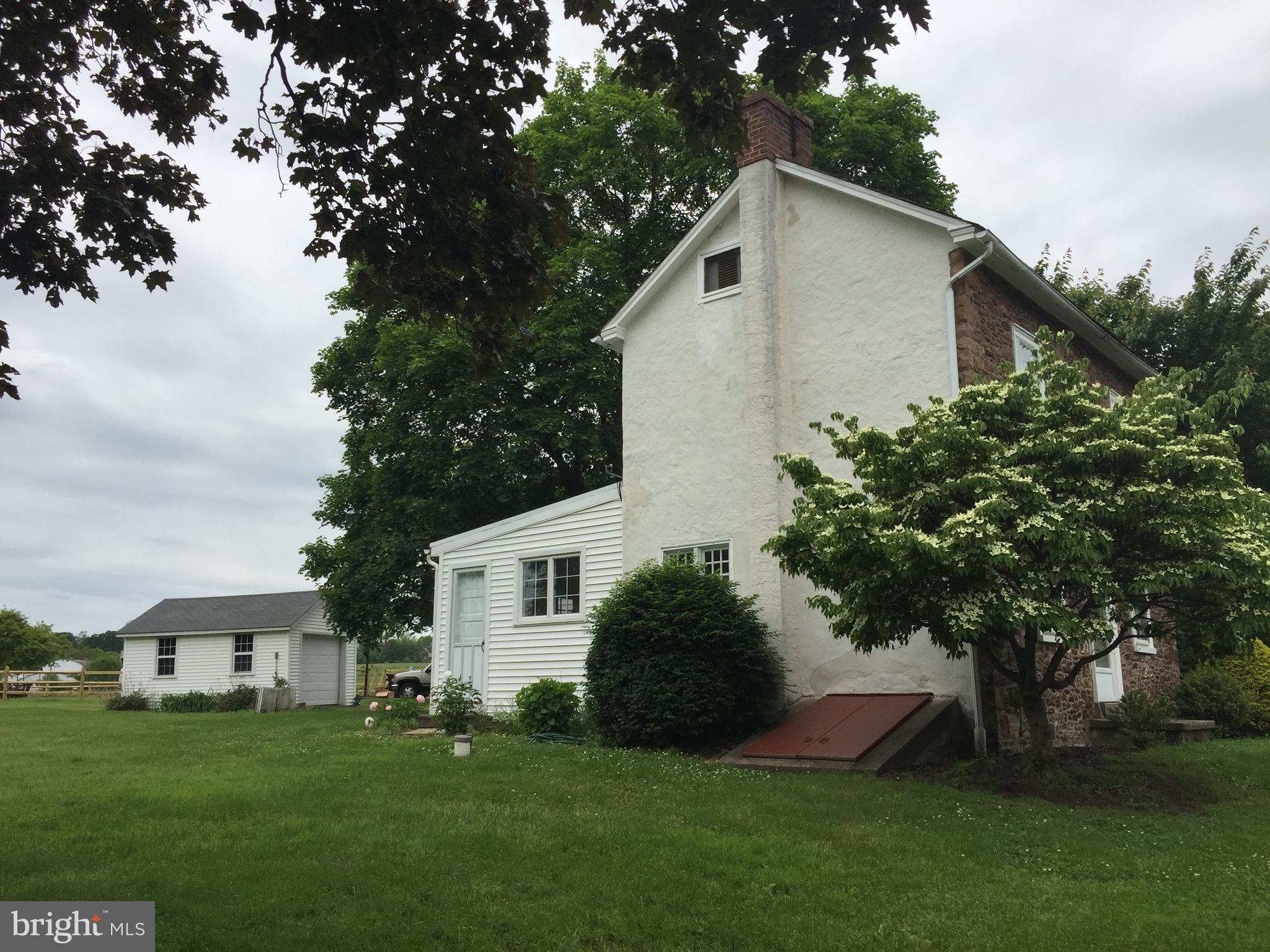 4592 Old Easton Road Doylestown, PA 18902 - Photo 3 of 15 Side Elevation & Garage