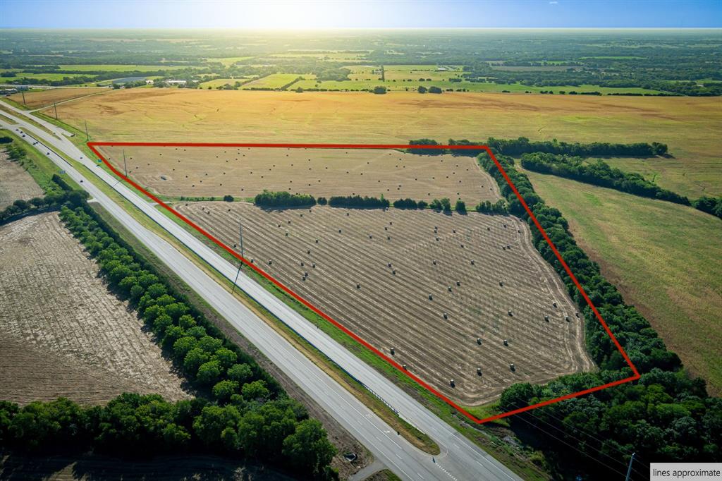 0 Sam Rayburn Highway Anna, TX 75409 - Photo 3 of 30 Aerial view of sparsely populated area featuring property boundaries highlighted