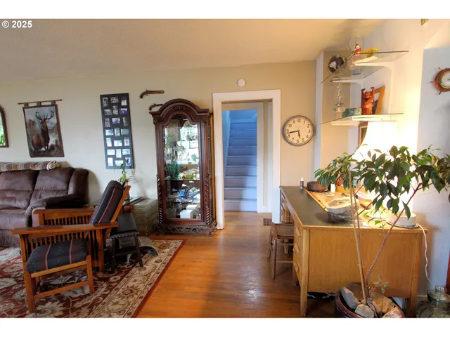 a workspace with furniture and window