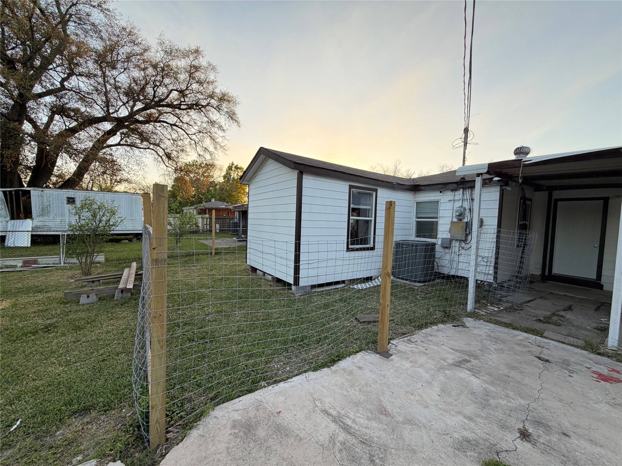 8308 Lenore Street Houston, TX 77017 - Photo 20 of 23 Back view of the home, showing where property ends.