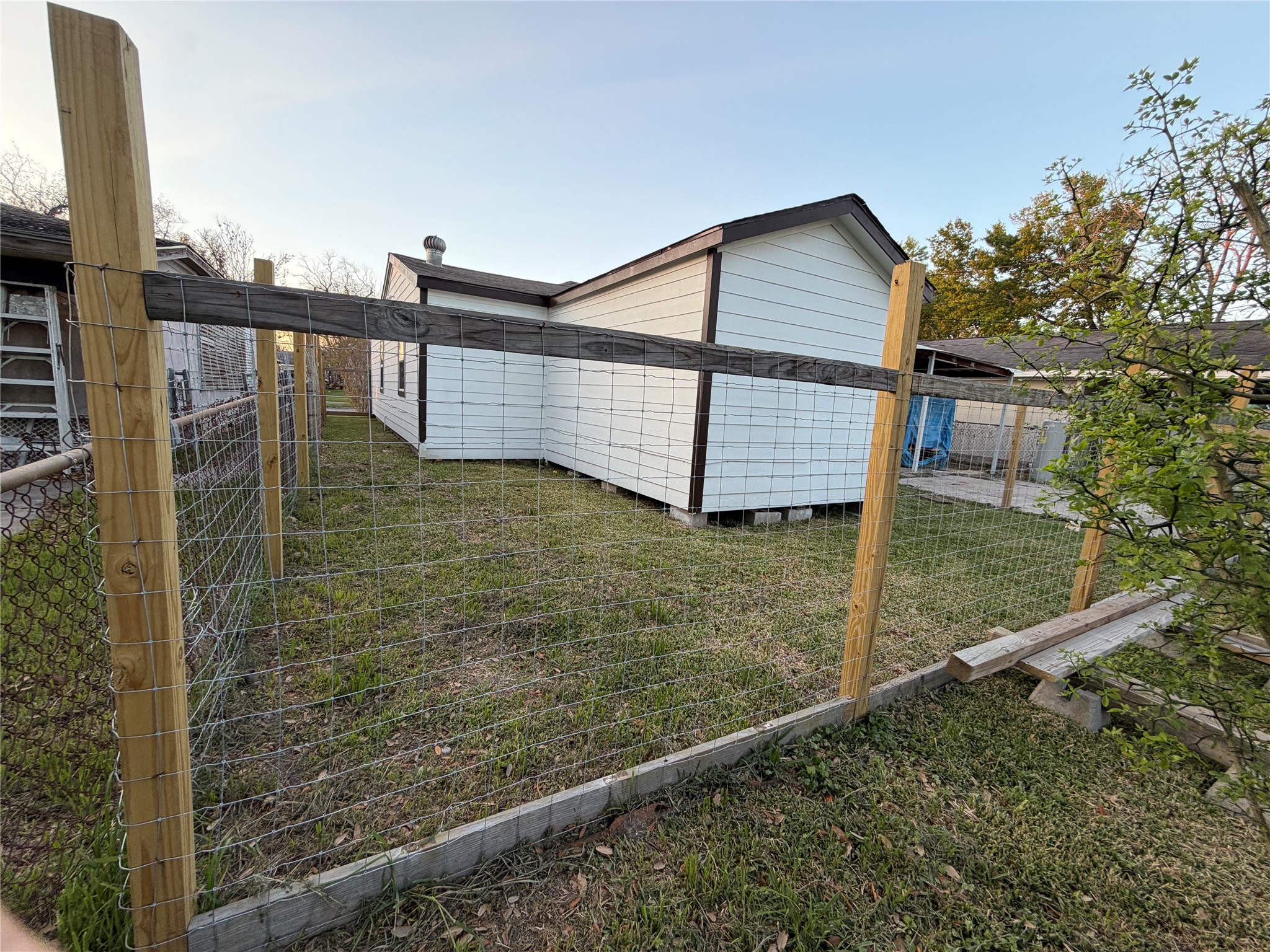 8308 Lenore Street Houston, TX 77017 - Photo 22 of 23 Backyard area fenced yard in shows the rental property space.