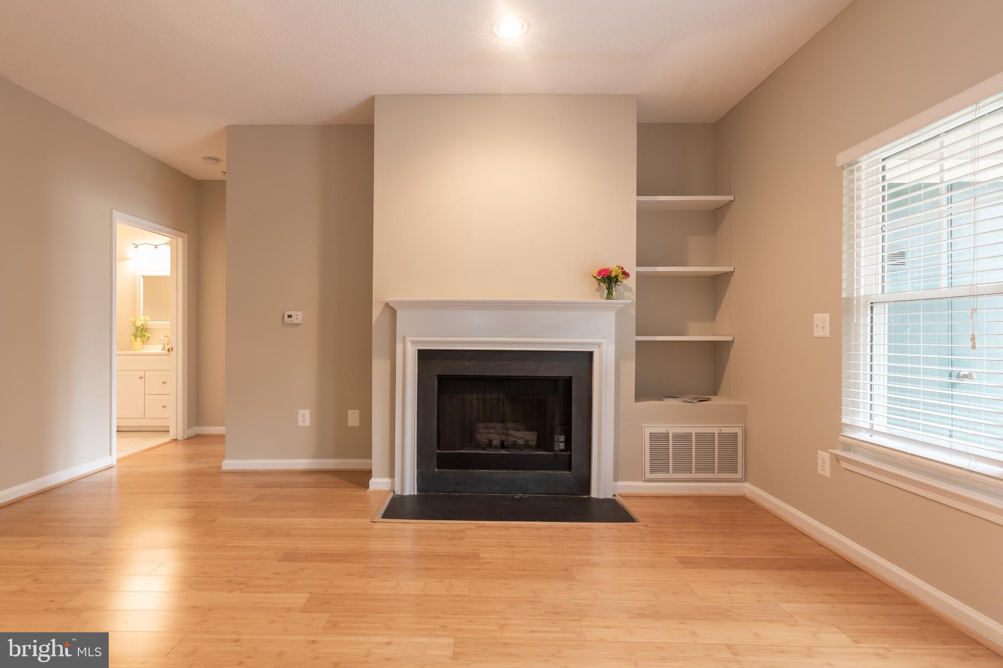 12012 Taliesin Place, Unit 14 Reston, VA 20190 - Photo 8 of 30 FIREPLACE MANTEL & SLATE SURROUND