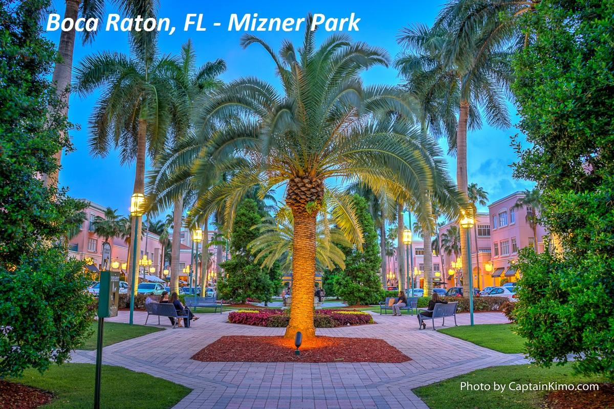17317 Boca Club Boulevard, Unit 8 Boca Raton, FL 33487 - Photo 31 of 35 Mizner-Park-Boca-Raton-Nighttime-Garden