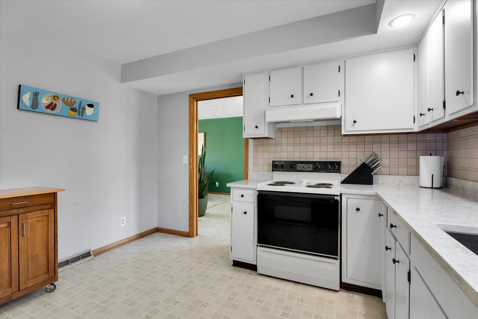 1110 Silver Street Urbana, IL 61801 - Photo 13 of 40 a kitchen with a stove and a refrigerator