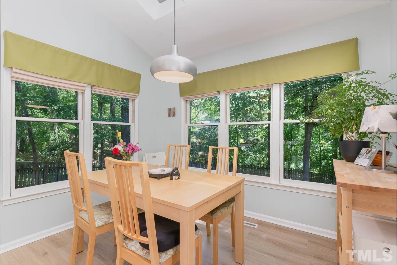 406 Old Fox Trail Durham, NC 27713 - Photo 12 of 23 a view of a dining room with furniture window and outside view