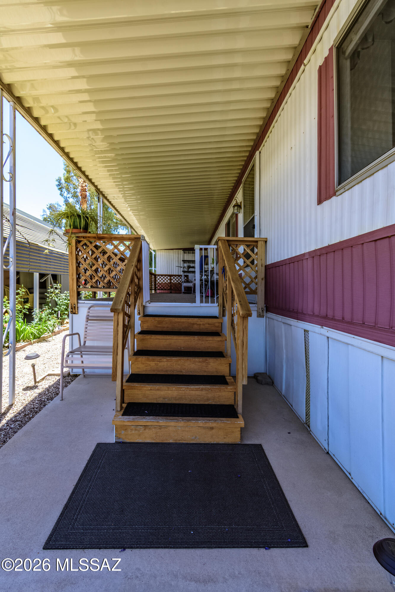 4550 North Flowing Wells Road, Unit 155 Tucson, AZ 85705 - Photo 5 of 40 a view of entryway with wooden floor