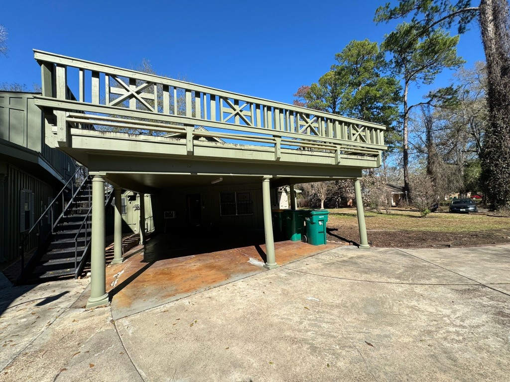2019 North Thompson Street, Unit A Conroe, TX 77301 - Photo 16 of 17 Carport from driveway