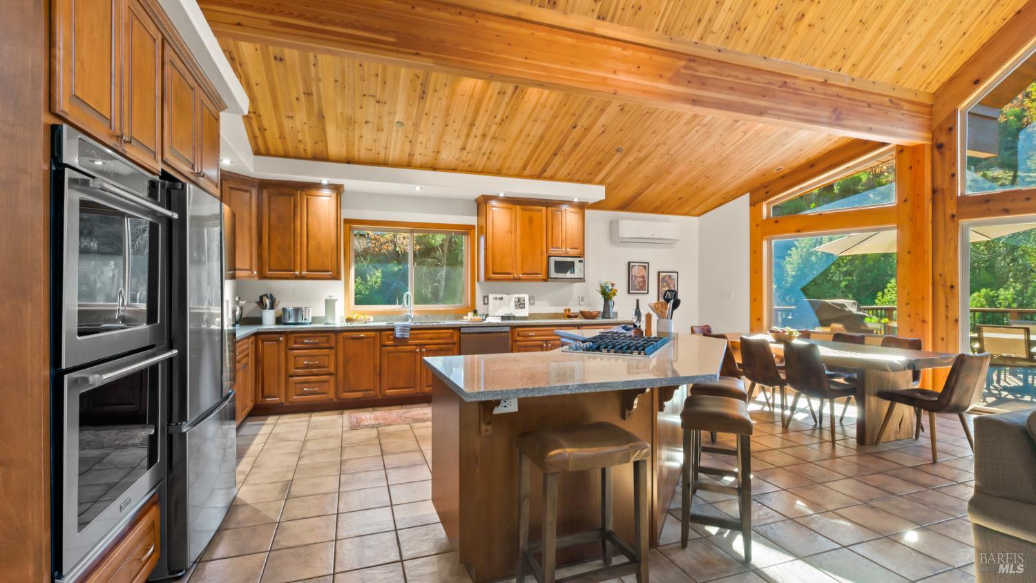 11081 Van Dorn Reservoir Road, Unit 1 Middletown, CA 95461 - Photo 16 of 68 a large kitchen with lots of counter space a sink appliances and cabinets