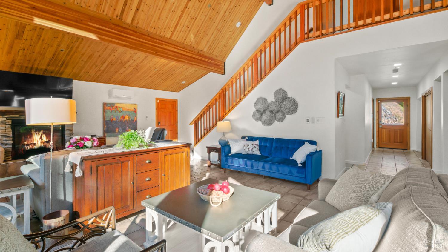 11081 Van Dorn Reservoir Road, Unit 1 Middletown, CA 95461 - Photo 23 of 68 a living room with furniture and a wooden floor