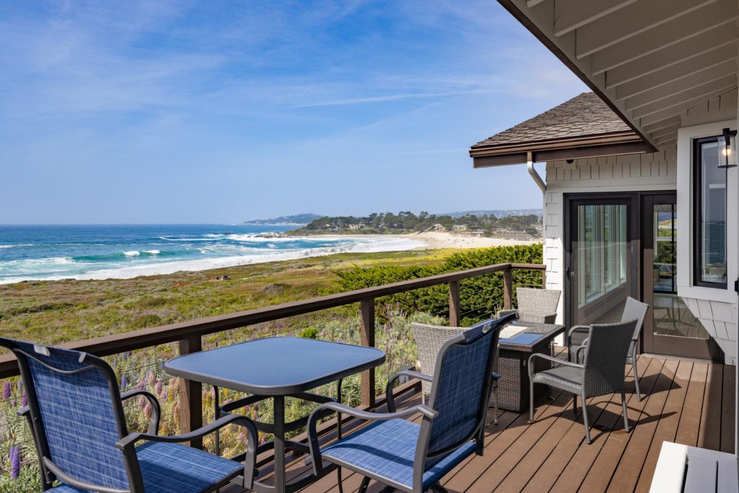 2715 Ribera Road Carmel, CA 93923 - Photo 13 of 41 a view of a balcony with chair and wooden floor