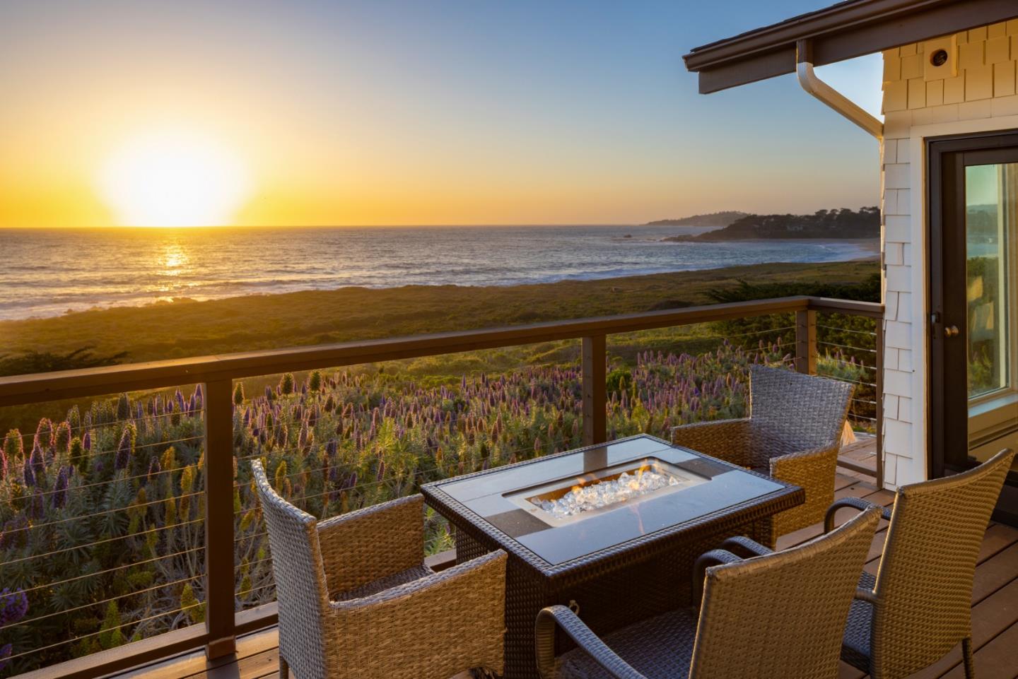 2715 Ribera Road Carmel, CA 93923 - Photo 17 of 41 a view of a balcony with an ocean view