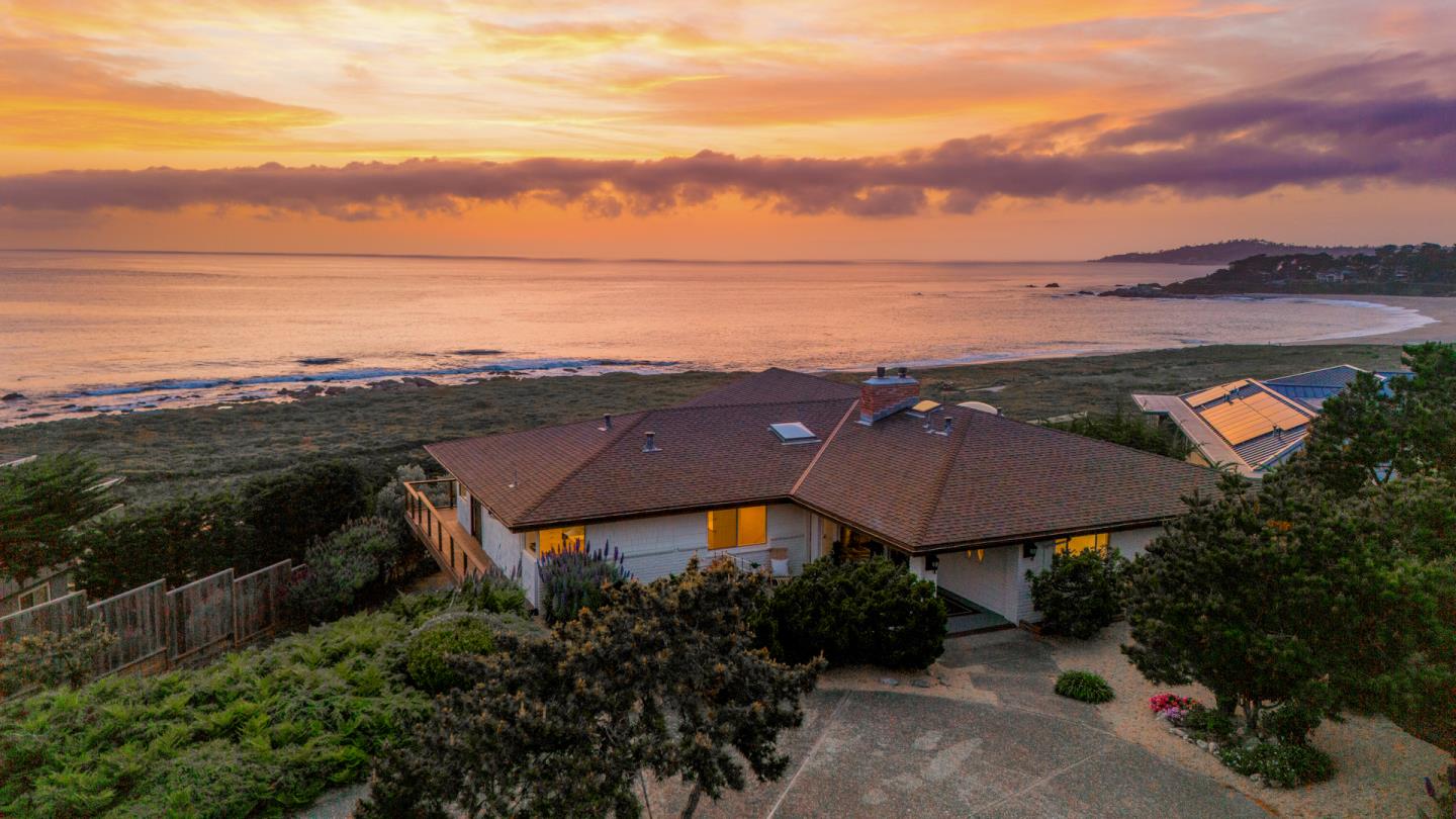 2715 Ribera Road Carmel, CA 93923 - Photo 40 of 41 an aerial view of house with ocean view