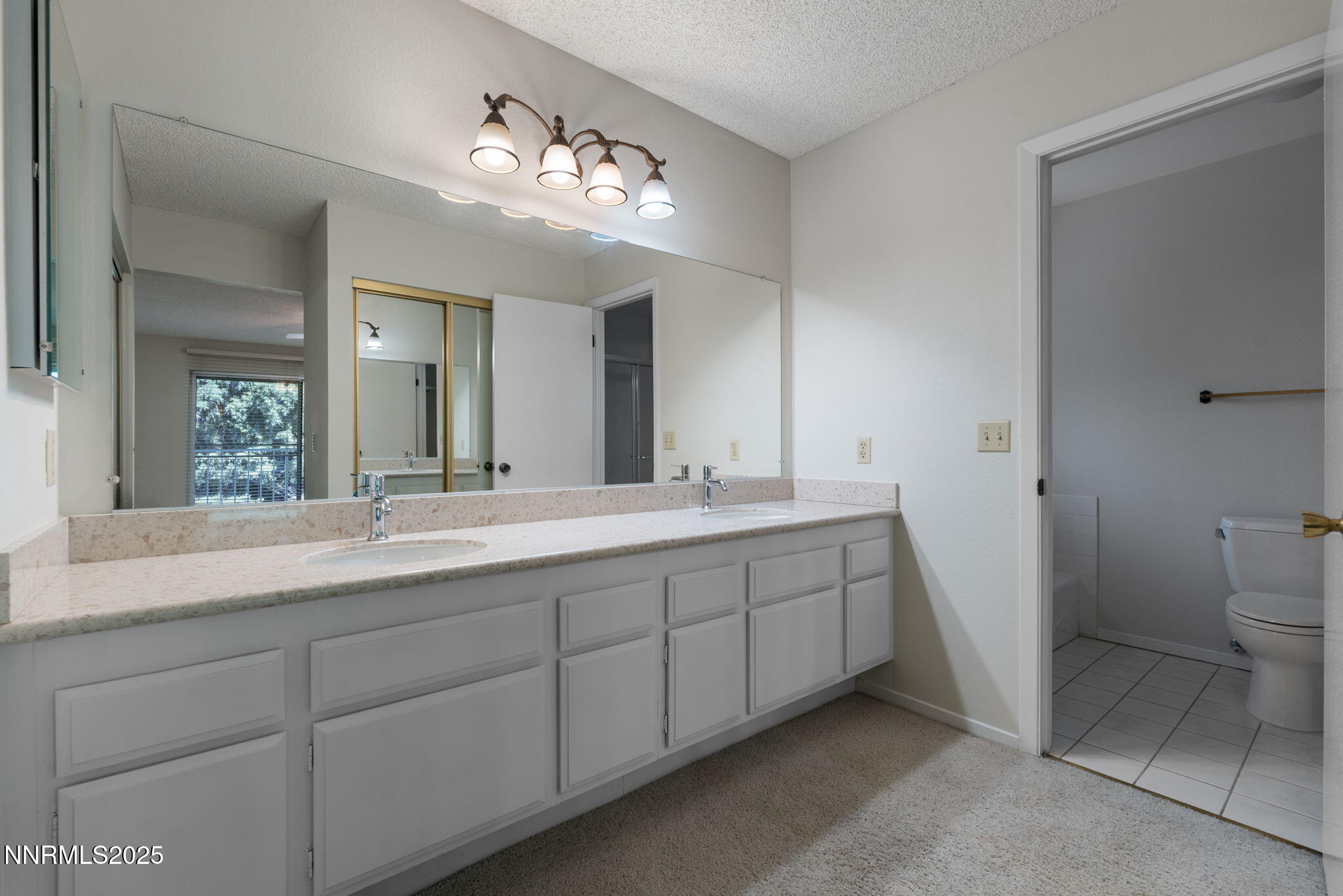 4899 Cool Springs Drive Reno, NV 89509 - Photo 26 of 41 a bathroom with a double vanity sink and a toilet