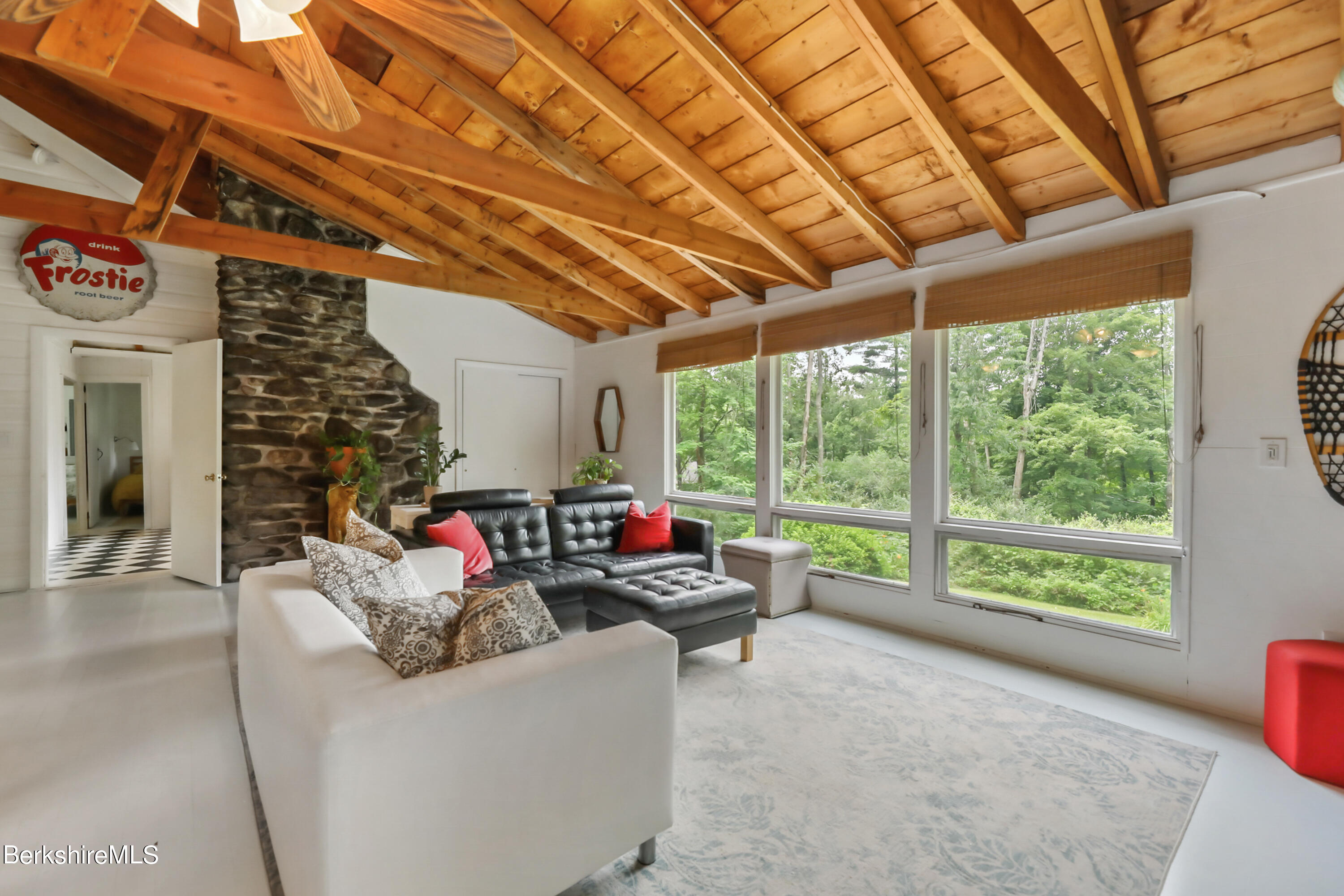 11 Mahkeenac Heights Road Stockbridge, MA 01262 - Photo 4 of 26 a living room with furniture and a large window