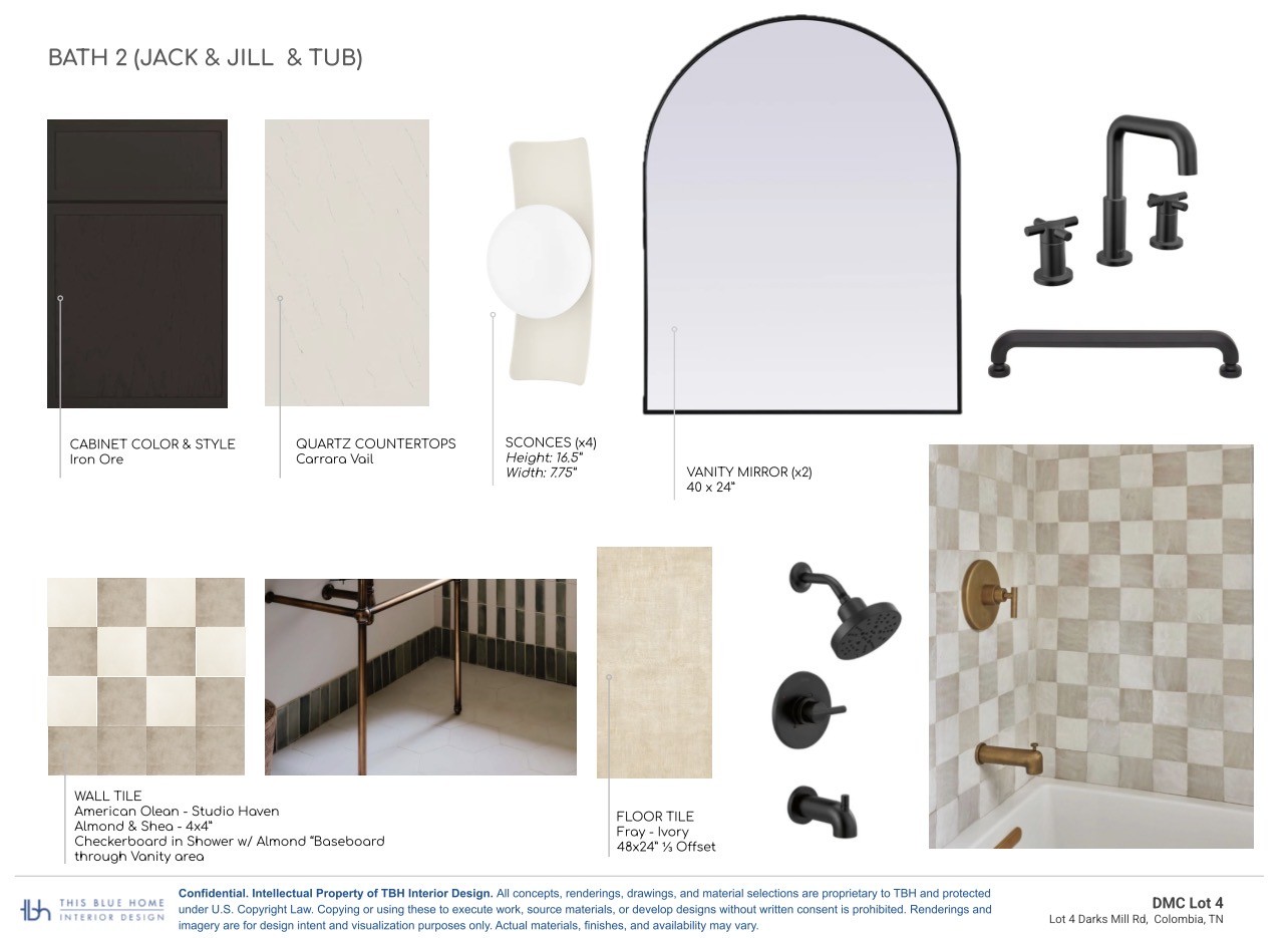 2388 Darks Mill Road Columbia, TN 38401 - Photo 23 of 25 a bathroom with a sink a mirror and shower