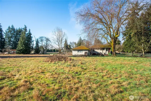 a view of outdoor space with seating area