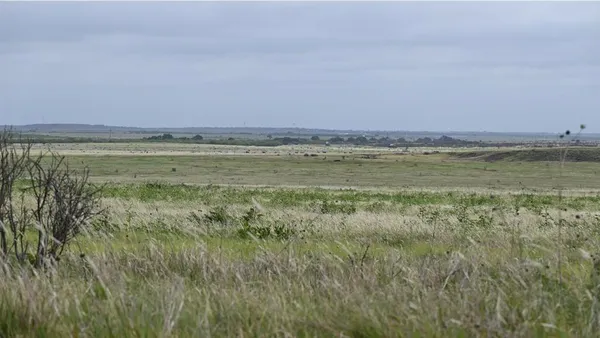 a view of a road with a yard