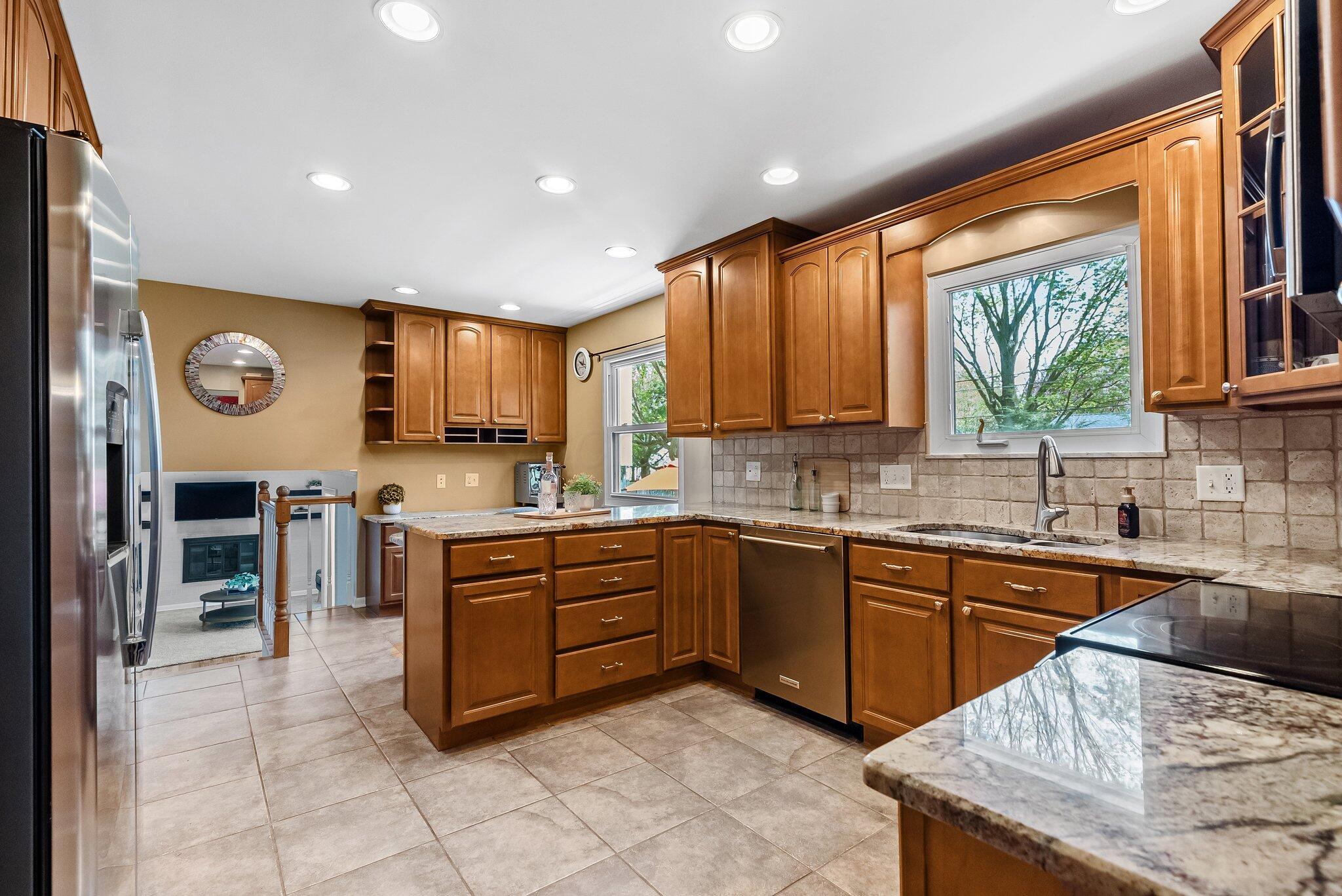 1269 Windham Road Columbus, OH 43220 - Photo 5 of 82 Overlooking the backyard, you will love cooking in this spacious kitchen!