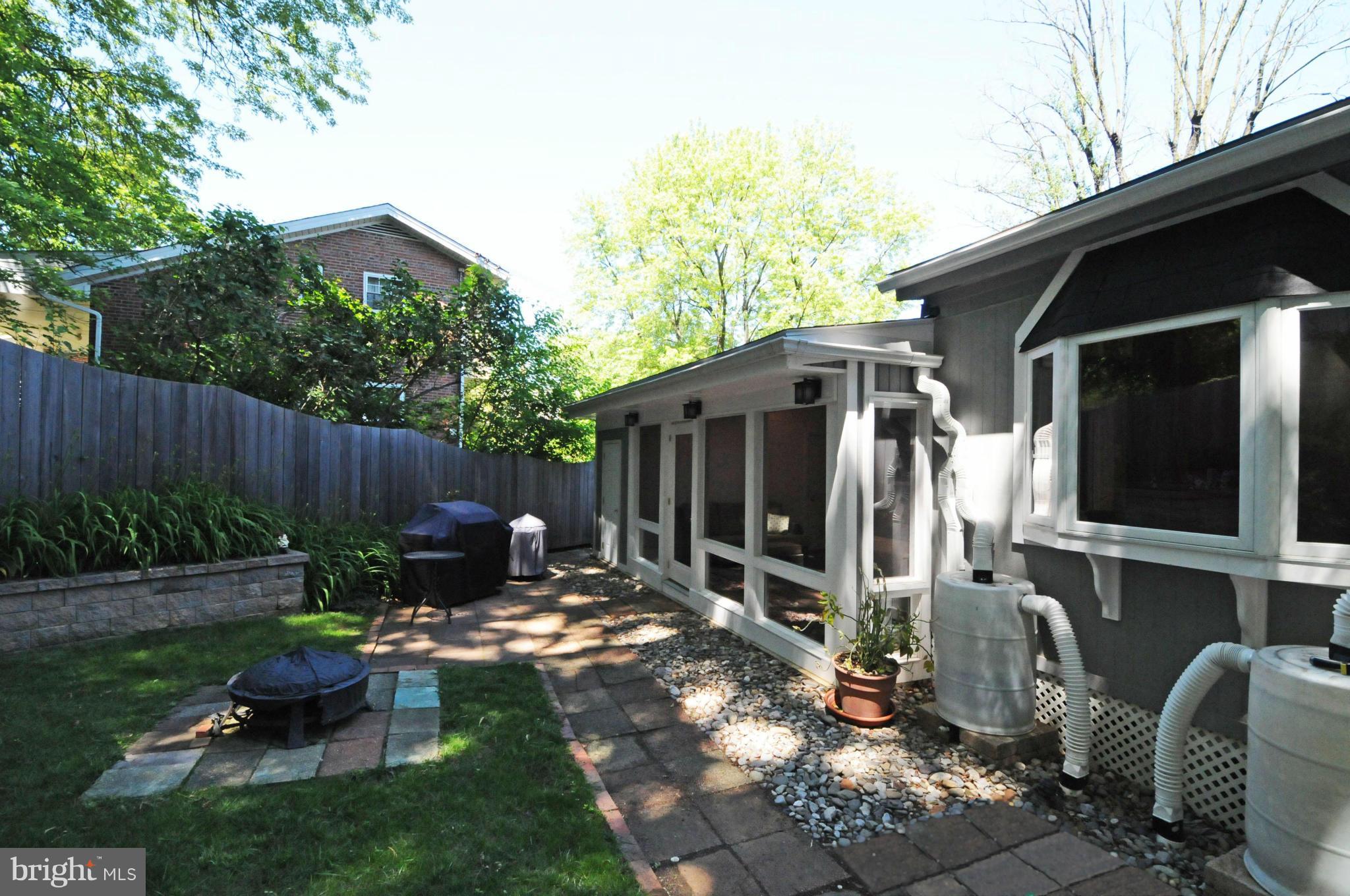 6313 Beryl Road Alexandria, VA 22312 - Photo 28 of 30 a view of backyard with outdoor seating and green space